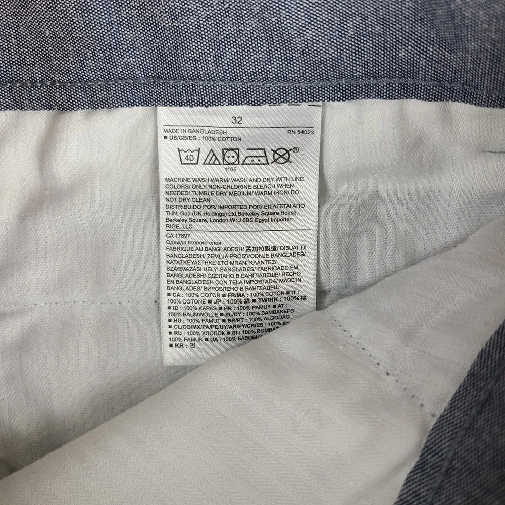 Banana Republic Shorts‎ Mens 32 Blue White 10